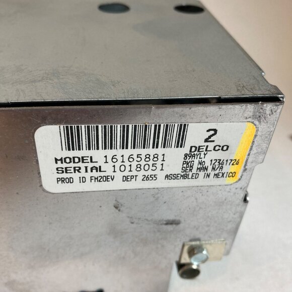 GM Model 16165881 Delco Vintage Radio Stereo Receiver UNTESTED - Picture 6 of 7